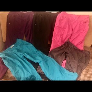 Healing hands purple label yoga scrub pants lot